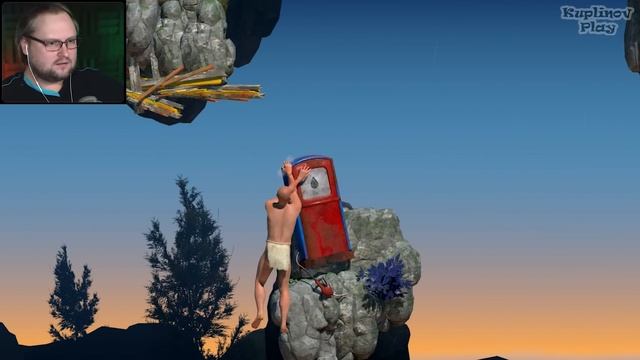 МУЖИК ВЫЛЕЗ ИЗ КОТЕЛКА ► A Difficult Game About Climbing