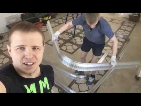 2-х уровневый натяжной потолок.Prozet.Лайфхак с шпатлевкой.