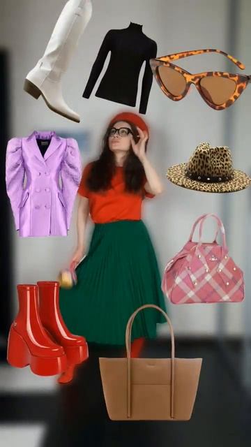Леопардовый принт. Женский лук. #мода #стиль #стильдевушки #style