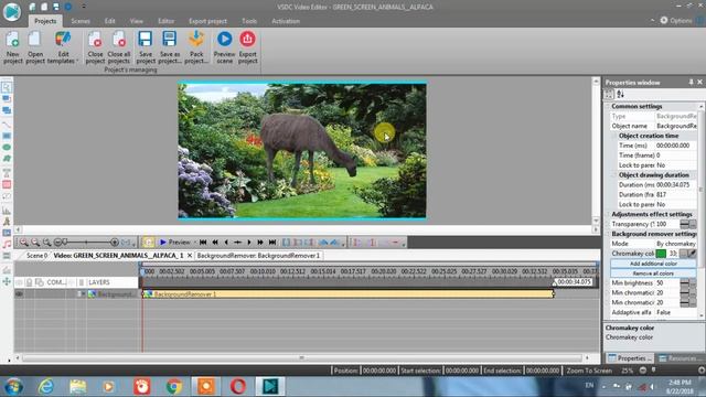 VSDC FREE HD Video Editing Software Green Screen Chroma Key tutorial hindi ''india a to z''