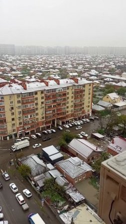 Снег Краснодар 12 Апреля