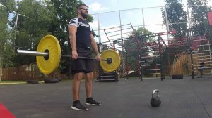 Тренировка на улице. Кросфит.