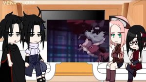 реакция на семью Саске и на Сараду Учиху | Итачи, Саске, Сакура, Сарада | NARUTO