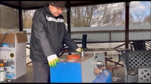 Держатель для шланга на газон...