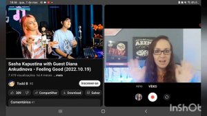 Diana Ankudinova and Sasha  Kapustina "Feeling Good" reaction