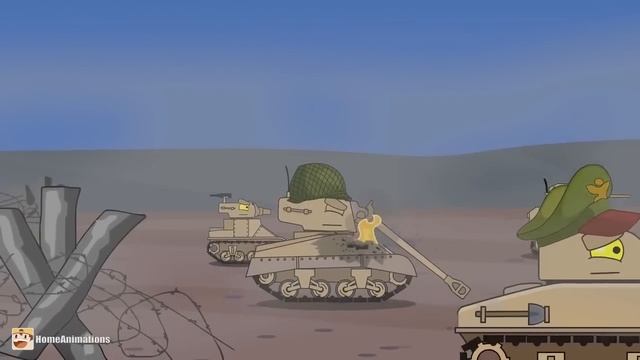 HomeAnimations - Мультики про танки  История американских танков - Мультфильмы про танки
