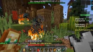 пытаюсь выиграть в sky wars в майнкрафт 1 день