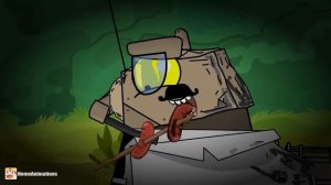 HomeAnimations - Мультики про танки  Заводской монстр и ученый отправляются к своим семьям!