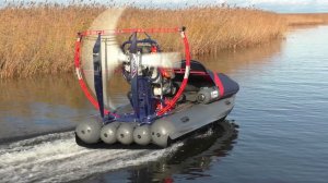 Испытание аэролодки Strong