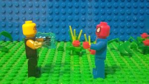 лего человек паук