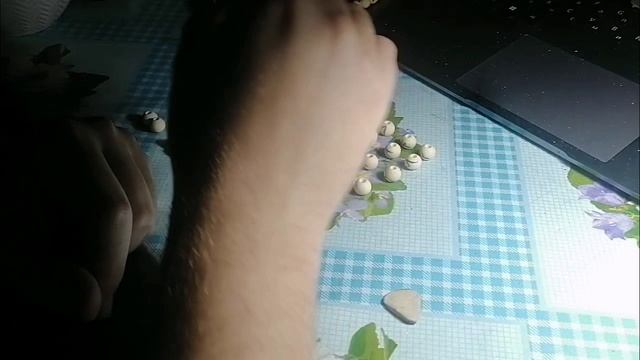 Азбучно"рунический" браслет + цифры #1