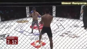 Шавкат Ишпулатов   первый бой в ММА