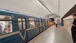 Станция "Фрунзенская" в последний день работы, перед закрытием на реконструкцию