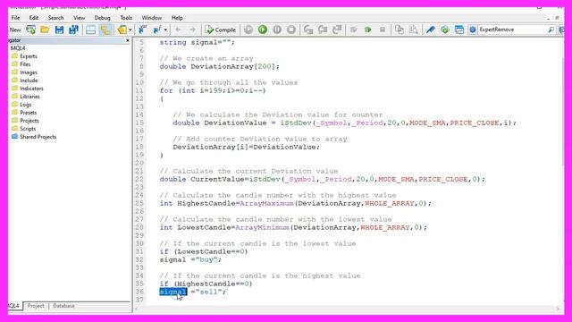 MQL4 TUTORIAL BASICS - 111 SIMPLE STANDARD DEVIATION EA