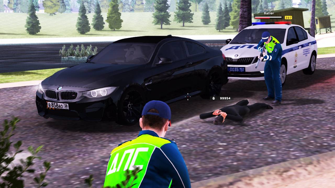 ПЕРВЫЙ ВЫЕЗД В ПАТРУЛЬ ГИБДД на AMAZING ONLINE в GTA CRMP!