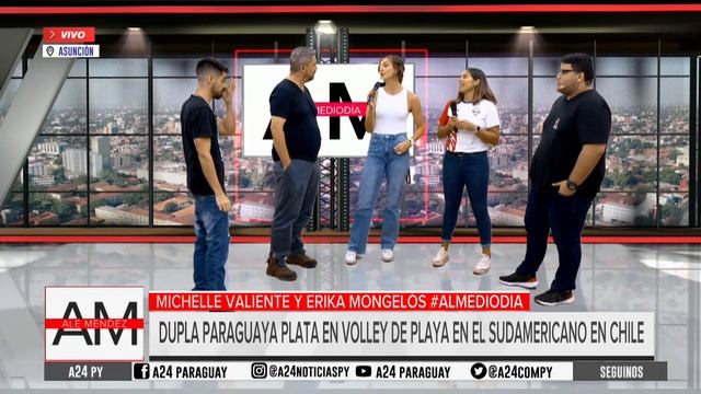 almediodía Entrevista a Michielle Valiente y Erika Mongelos