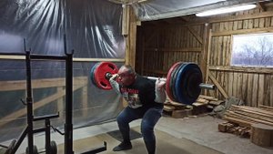 ПРИСЕДАНИЕ С ПАУЗОЙ 220 КГ. БЕЗ ХИМИИ И СПОРТ-ПИТА.SQUAT WITH PAUSE. 220 KG / 485 LBS. NATURAL SPOR.
