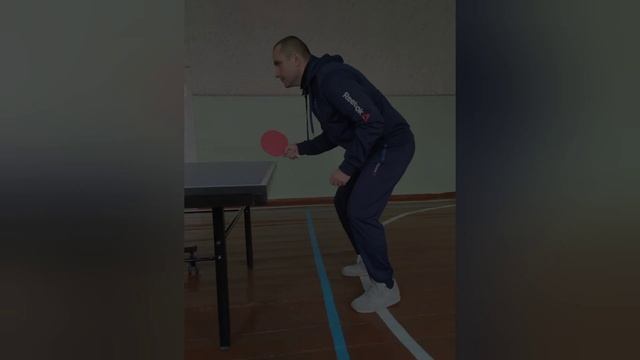 Настільний теніс. Ігрова початкова стійка тенісиста, її різновиди.