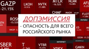 ОПАСНОСТЬ ДОПЭМИССИИ для российского рынка
