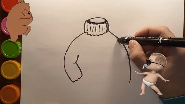 Bolalar uchun kozoklarni chizish/ Draw an sweater for kids cute draws/Рисунок Кофта для детей