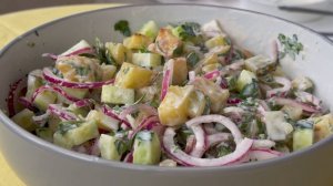 Картофельный Салат В Немецком Стиле—Сытный, Вкусный и Простой Рецепт!