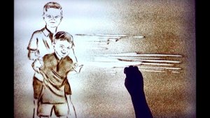 Подарок на День Рождения сына! Песочное шоу