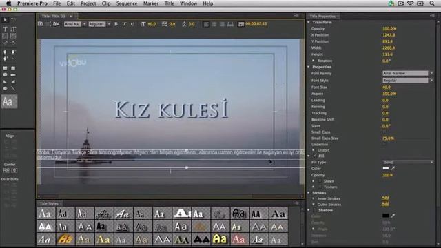 Adobe Premiere Dersleri - Ders 32 смотреть онлайн