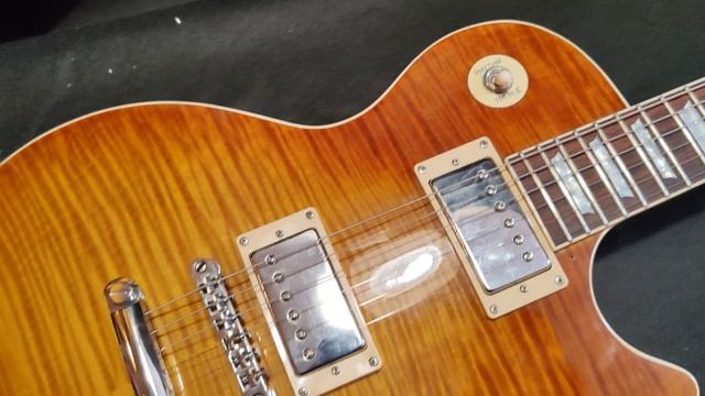 Обзор сборки и состояния китайской реплики Gibson Les Paul Standard Honeyburst б/у смотреть онлайн
