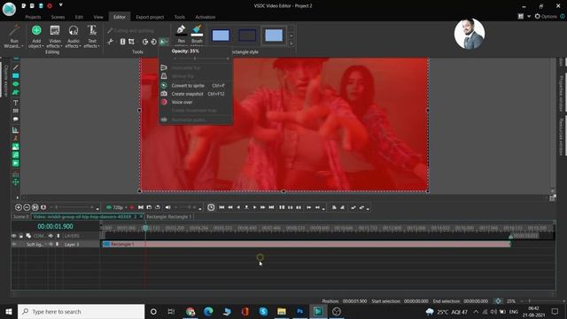 Ghost Effect Tutorial In VSDC Free Video Editor In Hindi/Urdu
