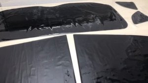 Комплект съемной силиконовой тонировки на задний полукруг
Вырезанно под модель автомобиля