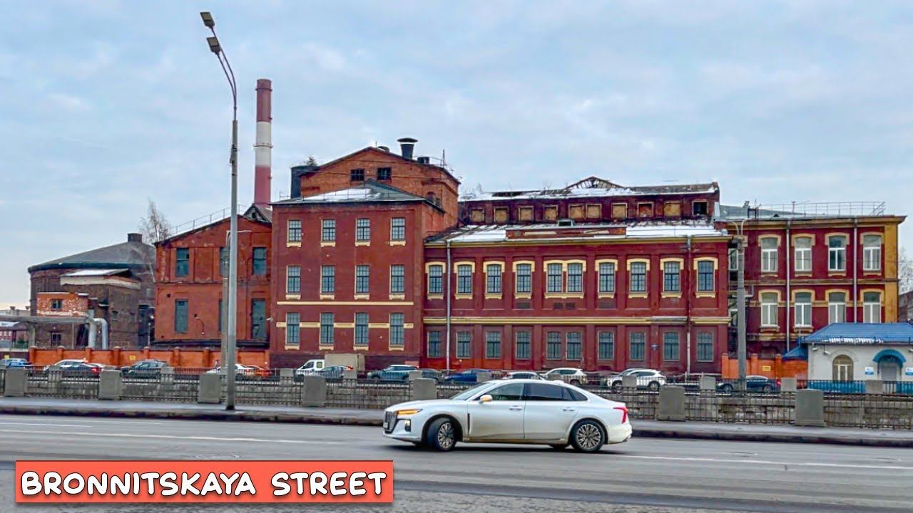Прогулка по Бронницкой улице в Адмиралтейском районе Санкт-Петербурга смотреть онлайн