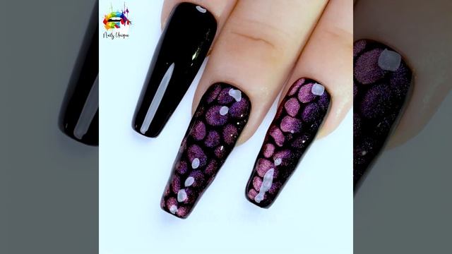 Awesome nail art | Rainbow Ombre Design | Spider Gel Combines Neon Powder | Foil Nail