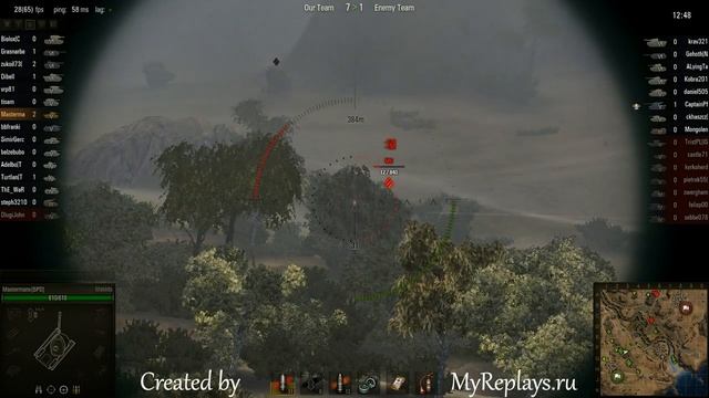 WOT: El Hallouf - Matilda  - 3 frags смотреть онлайн