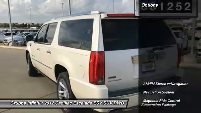 2012 Cadillac Escalade ESV Dallas TX, Ft. Worth TX, Grapevine TX CR324051 смотреть онлайн