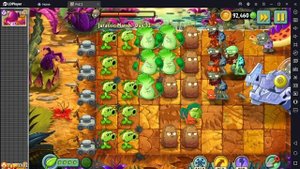 Растение против Зомби 2/PvZ2 Adventure Jurassic Marsh Day 32/Юрское Болото День 32