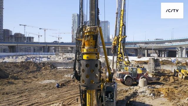 Динамика строительства iCity за март 2021 смотреть онлайн