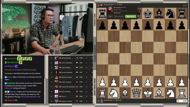 David Howell Plays Titled Tuesday