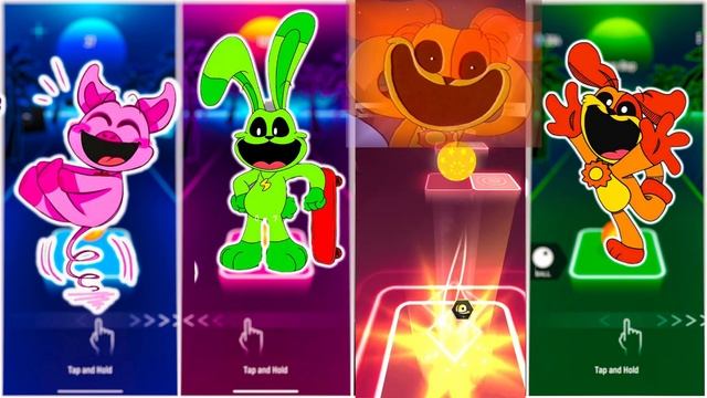 POPPY PLAYTIME 3: CraftyCorn VS CatNap VS BubbaBubbaphant VS KickenChicken In The Game TILES HOP