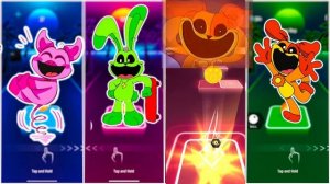 POPPY PLAYTIME 3: CraftyCorn VS CatNap VS BubbaBubbaphant VS KickenChicken in the Game TILES HOP