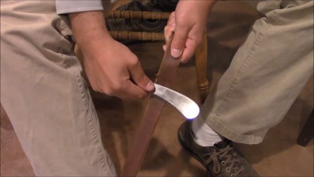 Beaver trapping - How to sharpen a beaver knife смотреть онлайн