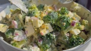 Вкусный Салат с Брокколи и Брынзой—Легкий и Полезный Рецепт!!!