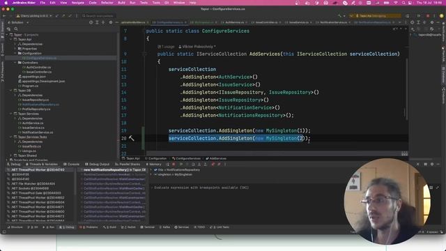 Внедрение зависимостей (ч. 2) смотреть онлайн