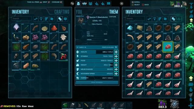 Frog Rider dies in the Artifact of the Clever Cave - Ark The Island смотреть онлайн