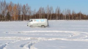 УАЗ 2206 "Буханка"  снег 2014 КАМА И-502