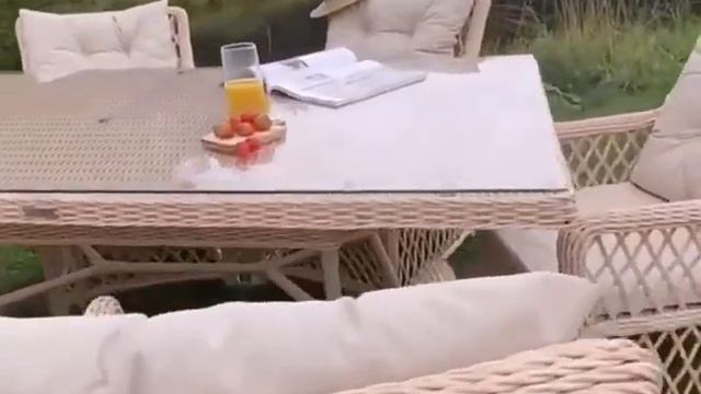 Комплект мебели MOKKA VILLA ROSA для 6-рых