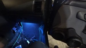 НЕОНОВАЯ ПОДСВЕТКА НОГ. ПОДСВЕТКА САЛОНА ВАЗ 2112
