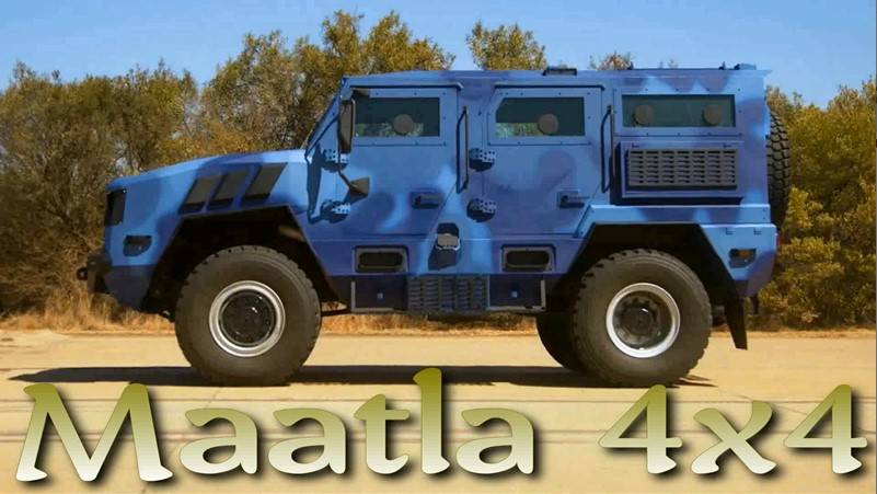 Новая бронемашина Maatla от Paramount