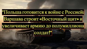 Польша готовится к войне с Россией: Варшава строит «Восточный щит»
