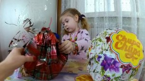 Огромные ЧУПА ЧУПС Сюрпризы Распаковка unboxing candy Chupa chups surprise  Видео для детей