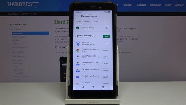 How to Update Applications in myPhone Hammer Iron 3 – Install Latest App Version